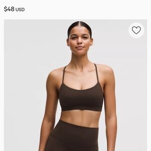 Lululemon Athletica Dark Brown Sports Bra & Matching Leggings